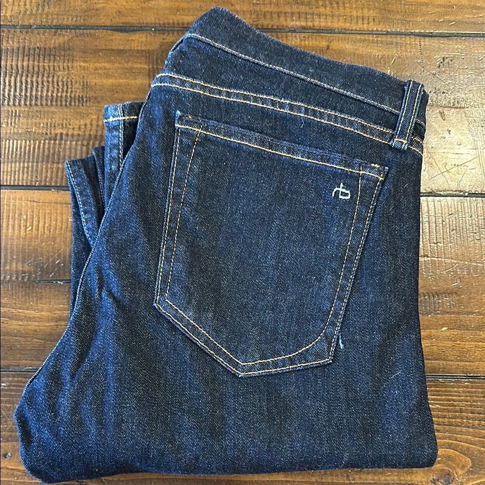 Dark Blue Denim Jeans